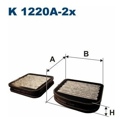 FILTRON Filtr, vzduch v interiéru K1220A-2X – Hledejceny.cz