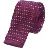 Kravata Amparo Miranda pletená kravata se vzorem PK002