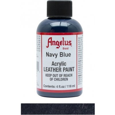 Angelus Acrylic Paint barva na kůži a koženku 118 ml navy blue 042 – Zboží Dáma