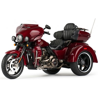 Maisto Harley-Davidson TrikesCVO Tri Glide 2021 červená metalíza 1:12 – Sleviste.cz