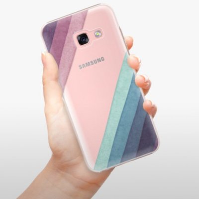 Pouzdro iSaprio Glitter Stripes 01 - Samsung Galaxy A3 2017 – Zboží Mobilmania