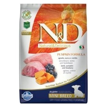 N&D Pumpkin Puppy Mini Grain Free Lamb & Blueberry 2,5 kg