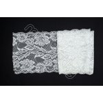 Pružná bílá krajka 15,5 cm – Hledejceny.cz