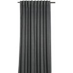 Sehlbach Závěs se skrytými poutky, struktura s bavlnou, antracit, 245 x 135 cm – Zboží Mobilmania