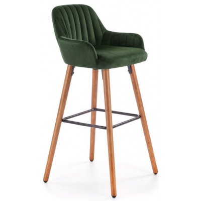 Halmar H93 tmavě zelená / ořech – Zboží Mobilmania