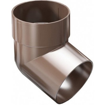 Gutta Aqua Plastové okapové koleno výtokové 90 mm 67,5 hnědé – Zboží Mobilmania