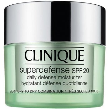 Clinique Superdefense SPF 20 Daily Defense Moisturizer Ochranný hydratační krém pro velmi suchou až smíšenou pleť 50 ml