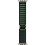 Apple Watch 49mm tmavě zelený Alpský tah - S - provedení z přírodního titanu MXMU3ZM/A – Zboží Živě