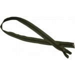 Spirálový zip, dělitelný - 57cm - tmavě zelený - BALENÍ 10 ks – Hledejceny.cz