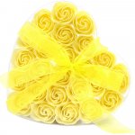 Sada 24 mýdlových květů - Žluté růže – Zboží Dáma