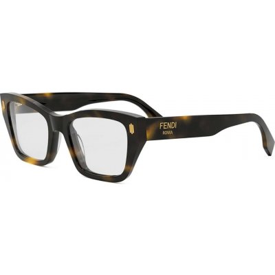 Fendi Roma Havana Rectangular Eyeglasses – Zboží Mobilmania