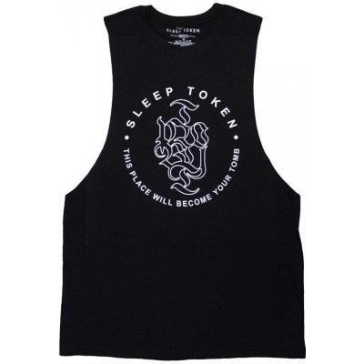 Sleep Token Tomb Text Ring Unisex Black – Zboží Dáma