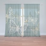 Sablio Záclony Motýli: 2ks 150x250cm – Hledejceny.cz