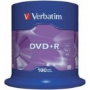 Verbatim DVD+R 4,7GB 16x, AZO, cakebox, 100ks (43551)