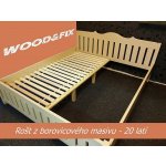 Interier-Stejskal Laťkový masiv WOOD&FIX 20 latí, 200 x 80 cm – Zboží Mobilmania