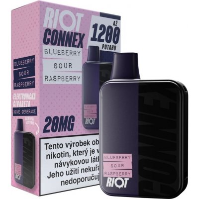 Riot Connex Kit Blueberry Sour Raspberry 10 mg 1200 potáhnutí 1 ks – Zbozi.Blesk.cz