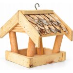BerryHome Březové krmítko pro ptáky 18 × 14 × 19 cm – Hledejceny.cz