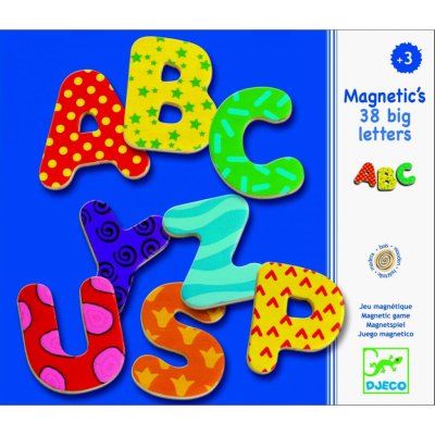 Djeco magnety abeceda – Zboží Mobilmania