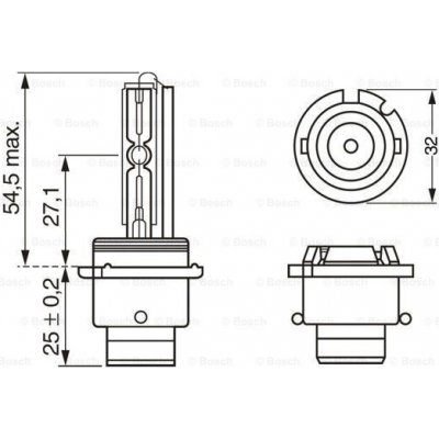 BOSCH Zárovka 1 987 302 910