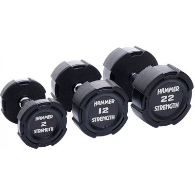 Hammer Strength Hammer Strength Jednoruční PU činky 6 kg pár – Sleviste.cz