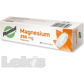 MAGNESIUM/VITAMIN C PHARMAVIT POR 250MG TBL EFF 20