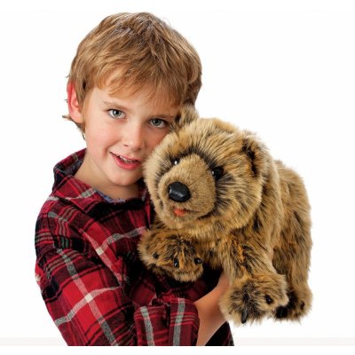 Folkmanis Medvěd grizly plyšový 37,5 cm – Zboží Dáma