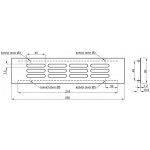 ELOX hliník 60 mm varianty 60 mm x 250 mm – Hledejceny.cz