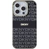 Pouzdro a kryt na mobilní telefon Apple DKNY Repeat Pattern Tonal Stripe kryt s MagSafe pro iPhone 15 Pro Max - černý 57983120249