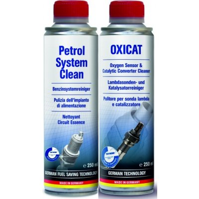 Autoprofi Set čištění palivové a výfukové Soustavy Benzín 2x250 ml – Zbozi.Blesk.cz