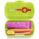 Curaprox Travel set zelený 2 ks zubních kartáčků + zubní pasta 10 ml dárková sada – Sleviste.cz