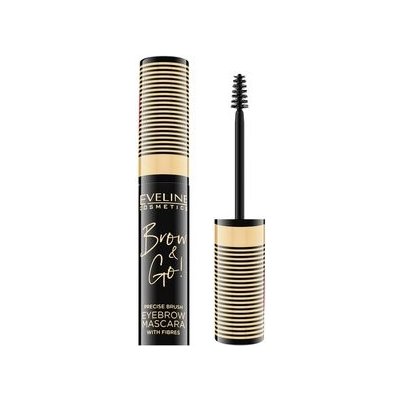 Eveline Eyebrow Mascara 02 Dark Brown gel pro úpravu obočí 6 ml – Zboží Dáma