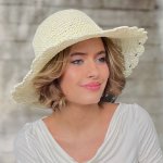 Krumlovanka dámský letní nemačkavý klobouk P-12910-KRE – Zboží Mobilmania