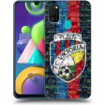 Picasee silikonové Samsung Galaxy M21 M215F - FC Viktoria Plzeň A černé