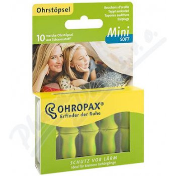 Ohropax Mini Soft dětské špunty do uší 5 párů od 117 Kč - Heureka.cz