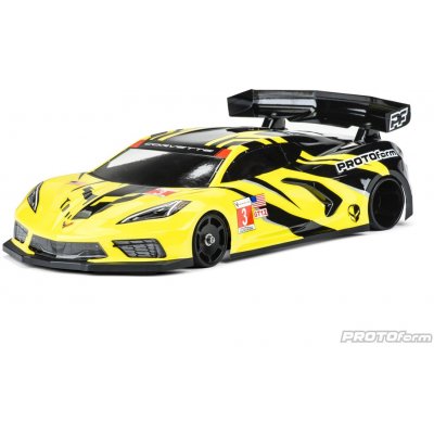 PROTOform CHEVROLET CORVETTE C8 čirá karoserie pro 1/12 placky – Zboží Mobilmania