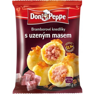 Don Peppe Bramborové knedlíky s uzeným masem 600 g – Zboží Dáma