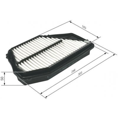 Vzduchový filtr BOSCH 1 457 433 970 – Hledejceny.cz