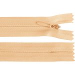 Spirálový zip skrytý No 3 délka 20 cm, malé, 106 broskvová – Hledejceny.cz