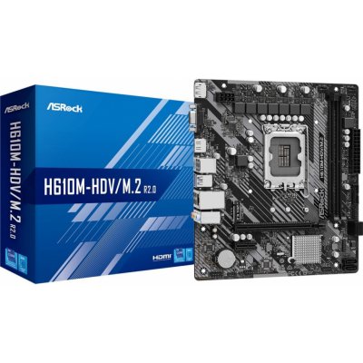 ASRock H610M-HDV/M.2 R2.0 – Zboží Mobilmania