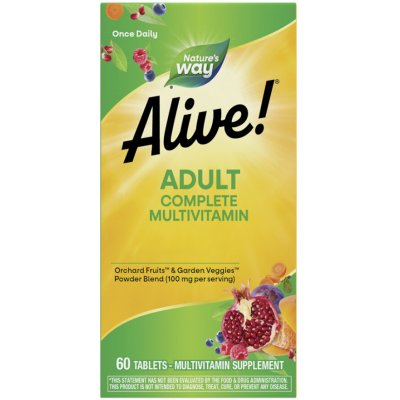 Nature's Way Alive!® Daily Energy Complete Multivitamin 60 tablet – Hledejceny.cz