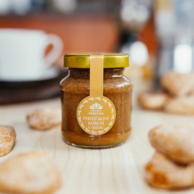 Včelařství Domovina Perníčkové koření v medu 180 g – Zboží Dáma