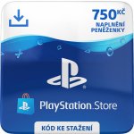 PlayStation dárková karta 750 Kč – Sleviste.cz