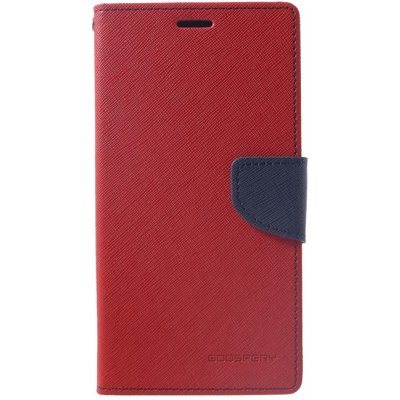 Pouzdro Mercury Fancy Diary Apple iPhone Xs Max - stojánek a prostor doklady - červené / modré