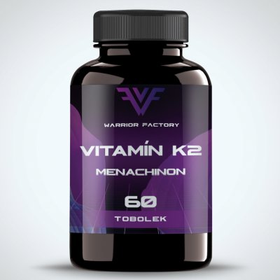 Warrior Factory VITAMÍN K2 MENACHINON 60 tobolek – Hledejceny.cz