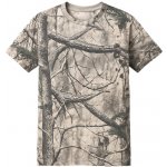 Tričko Loshan Sidney real tree hnědé – Zboží Dáma