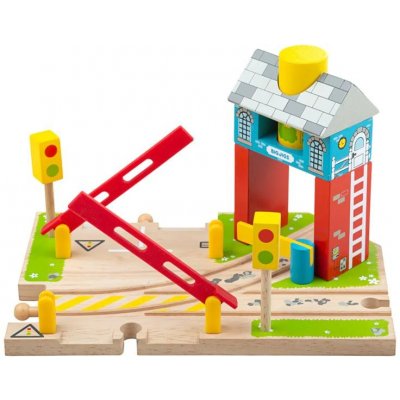 Bigjigs Rail Závory s návěstím BJT226 – Zboží Dáma