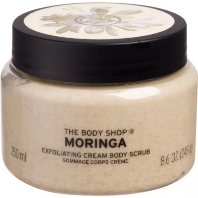 The Body Shop Moringa krémový peeling 250 ml – Zboží Mobilmania