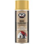 K2 BRAKE CALIPER PAINT 400 ml ZLATÁ - barva na brzdové třmeny a bubny | Zboží Auto