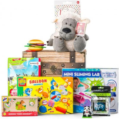 Truhla plná hraček Charlie dětské hračky velká sada mix 7ks – Hledejceny.cz