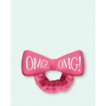 Double Dare kosmetická čelenka s mašlí OMG! tmavě růžová – Zboží Mobilmania